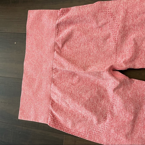 GymShark Vital Seamless Legging in Orange Marl - Picture 5 of 10